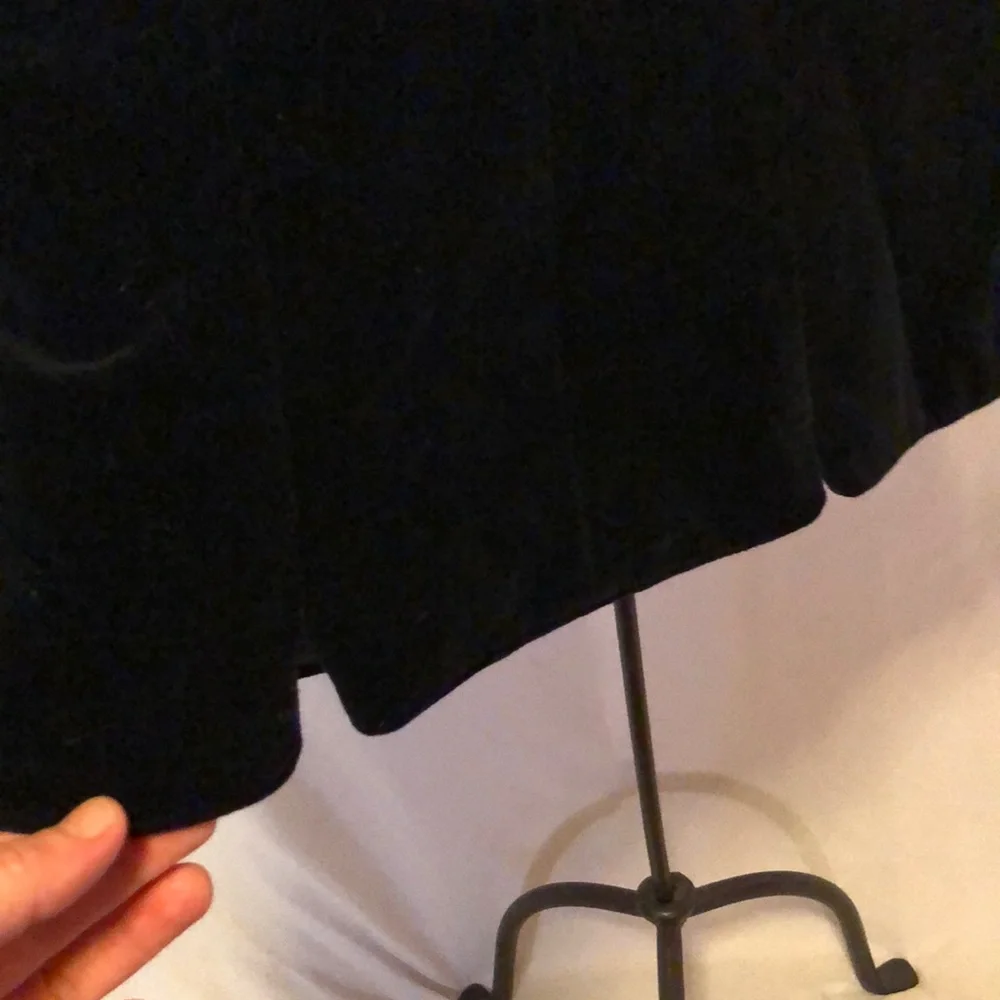 Esprit black 100% cotton velvet blazer w buttons